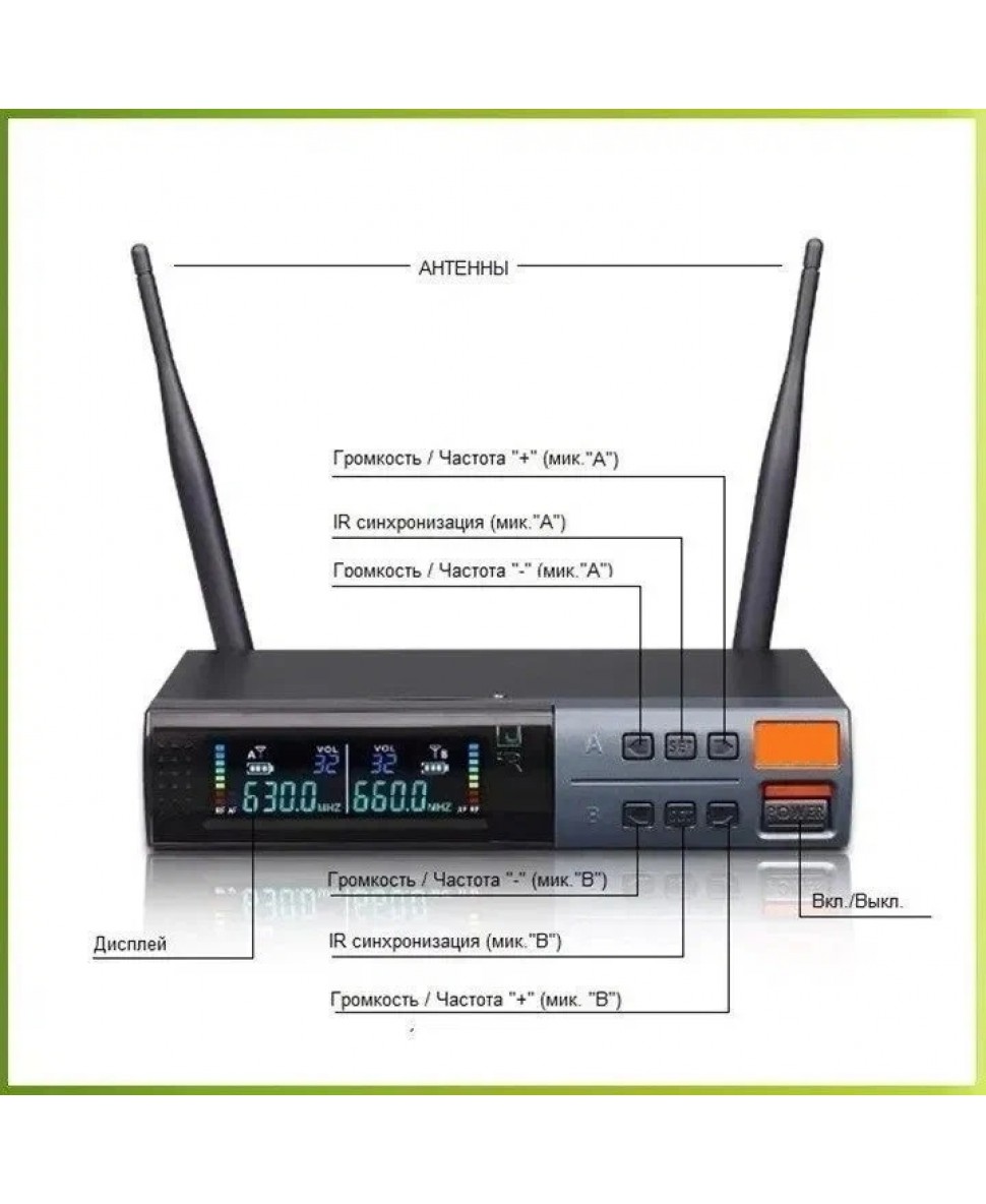 Atomic Voice X-9900 - профессиональная вокальная беспроводная ...
