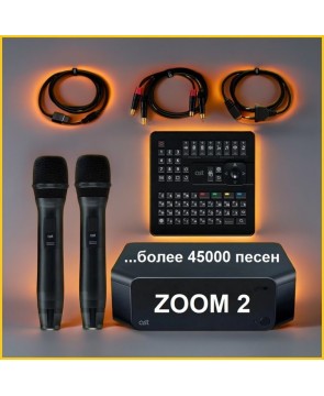 AST ZOOM 2 - профессиональная караоке-система, более 45 000 песен, Full-HD видеокамера, профессиональная обработка голоса