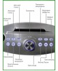 REXUS SD-306 Plus (серый) - домашняя блютус-караоке система с двумя перезаряжаемыми радиомикрофонами, изменение голоса, Bluetooth