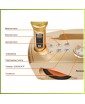 REXUS SD Plus (золотой) - домашняя блютус-караоке система с двумя перезаряжаемыми радиомикрофонами, изменение голоса, Bluetooth
