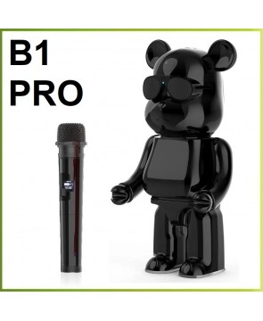 BEAR B1 PRO (Black) - беспроводная Bluetooth колонка с функцией караоке, USB, TF, пульт ДУ
