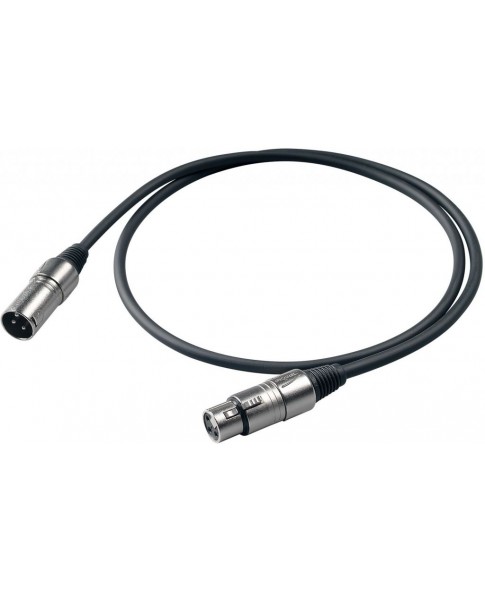 PROEL CHL250LU15 - микрофонный кабель, XLR(мама) <-> XLR(папа) длина -15м