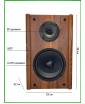 ATOMIC VOICE X-1 (Wood) - полочная акустика, 2шт, пассивная, 2 х 150 Вт, антирезонансный корпус, MDF ATOMIC VOICE X-1 (Wood) - полочная акустика, 2шт, пассивная, 2 х 150 Вт, антирезонансный корпус, MDF