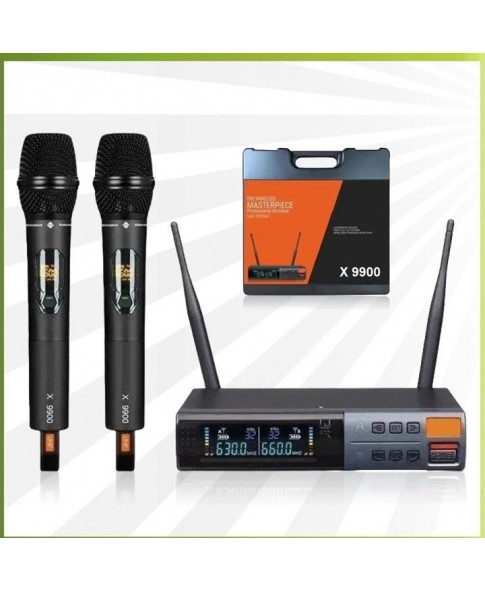 X-9900 - профессиональная вокальная беспроводная радиосистема, UHF, кейс для хранения/переноски