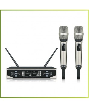 MADMIC "X-6" - двухканальная радиосистема с двумя беспроводными микрофонами, сменные частоты UHF (мятая коробка)