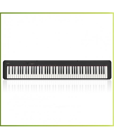 CASIO CDP-S110 (Black) - ультракомпактное цифровое пианино с возможностью автономной работы, 88 клавиш, 10 тембров