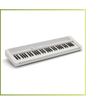 CASIO CT-S1 "CASIOTONE" (White) - синтезатор, 61 клавиша фортепьянного типа с чувствительностью к касанию, 61 изысканный тембр, USB