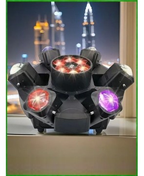 REXUS MH-227 "Chandelier" - голова вращения, лучи BEAM 6*30Вт (RGBW), BeeEye эффект 6*10В