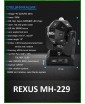 REXUS MH-229 "Variety" - голова вращения, средний куб, лучи BEAM (12шт), 4 линейных эффекта, лазер 2 цвета, 4 паттерна