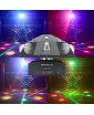 REXUS MH-226 "UFO" - многолучевая LED полусфера вращения, Лазер, Заливка, Beam лучи