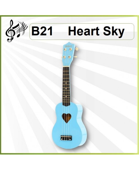 BELUCCI B21-11 "Sky Heart" - укулеле сопрано, гавайская гитара, струны нейлон