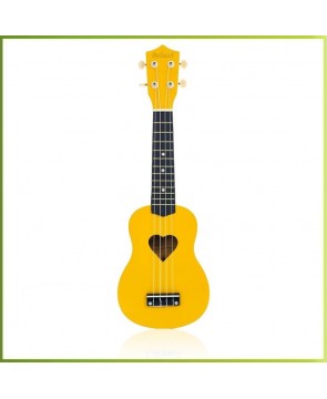 BELUCCI B21-11 "Yellow Heart" - укулеле сопрано, гавайская гитара, струны нейлон