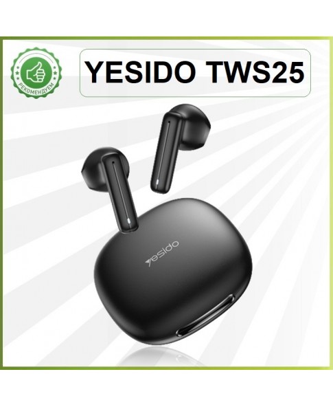 YESIDO TWS25 - беспроводные Bluetooth-наушники (5.3), TWS, активное шумоподавление