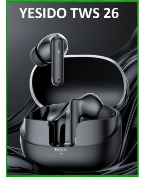 YESIDO TWS26 - беспроводные Bluetooth-наушники, TWS, Bluetooth 5.3, микрофон