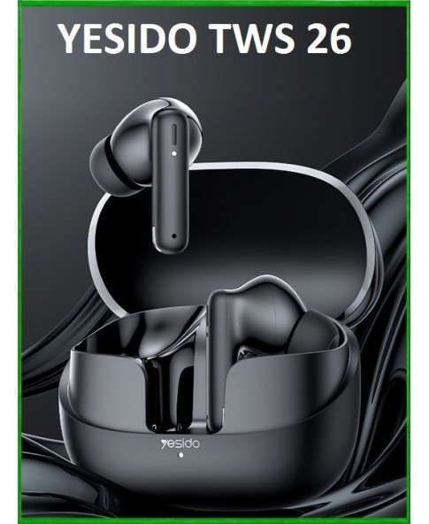 YESIDO TWS26 - беспроводные Bluetooth-наушники, TWS, Bluetooth 5.3, микрофон