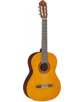 YAMAHA CX40 - классическая гитара 4/4 с подключением, корпус меранти, верхняя дека ель, цвет натуральный