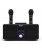 SDRD SD-309 (черный) - bluetooth колонка-караоке с двумя беспроводными микрофонами, онлайн караоке, USB, AUX, увеличенная мощность 30Вт