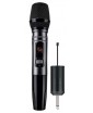 LG "SOLO" (black) - комплект караоке для дома, один радиомикрофон, компактная аккумуляторная база, сменные частоты