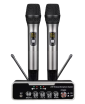 "Караоке SMART ON-Line POWER" - комплект караоке с активной акустикой, два радиомикрофона, YOUTUBE, Bluetooth, оптический вход/выход, линейный вход/выход, коаксиальный вход, FM-радио, 90 Вт