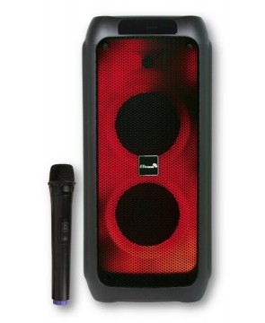 ELTRONIC 20-26 "FIRE BOX 800" - беспроводная автономная аккумуляторная акустическая система, Bluetooth, USB, караоке, 800 Вт, активная световая LED панель