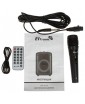 ELTRONIC 20-30 NEW "DANCE BOX 100" - аккумуляторная акустическая колонка USB, Bluetooth, караоке, световая LED панель "ACTIVE RING", шнуровой микрофон, 100 Вт (PMPO)