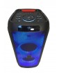 GoldStar Party Box Max Pro 1200W - беспроводная автономная аккумуляторная акустическая система, Bluetooth, USB, караоке, 1200Вт (PMPO), активная световая LED панель, 2 радиомикрофона