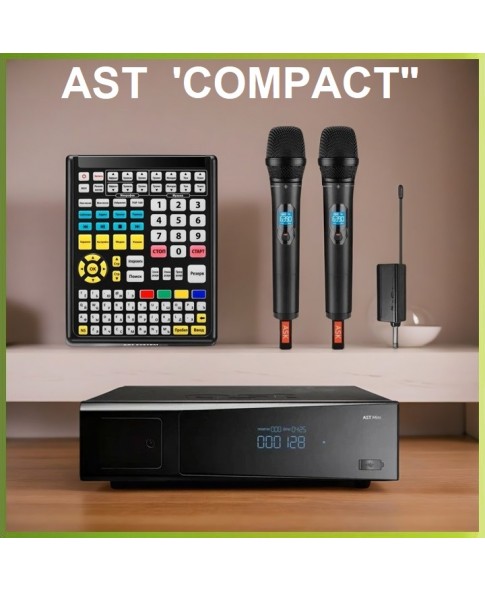 AST "COMPACT" - профессиональный компактный комплект караоке, более 23000 песен, баллы