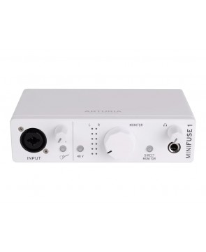 Аудиоинтерфейс USB - Arturia MiniFuse 1 (White)