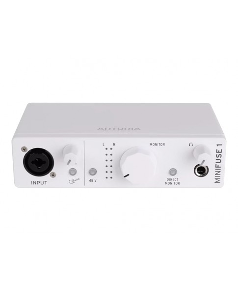 Аудиоинтерфейс USB - Arturia MiniFuse 1 (White)