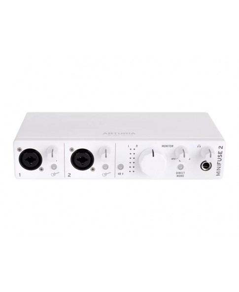 Аудиоинтерфейс USB - Arturia MiniFuse 2 (White)