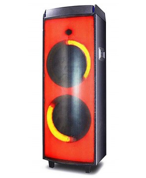 ELTRONIC 20-15 "FIRE BOX 1000" - беспроводная автономная аккумуляторная акустическая система, Караоке, Bluetooth, USB, 1000 Вт, активная световая LED панель, TWS