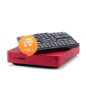 Караоке Evolution EVOBOX Red (красный) - компактная домашняя система караоке, которая уже содержит 2000 популярных песен. Дополнительно Вы можете загрузить БЕСПЛАТНО 100 ПЕСЕН 