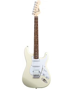 FENDER SQUIER BULLET Stratocaster HSS White - электрогитара, 6 струн, дека – тополь, гриф – клен/лаурель, звукосниматели H-S-S, цвет – белый
