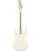 FENDER SQUIER BULLET Stratocaster HSS White - электрогитара, 6 струн, дека – тополь, гриф – клен/лаурель, звукосниматели H-S-S, цвет – белый