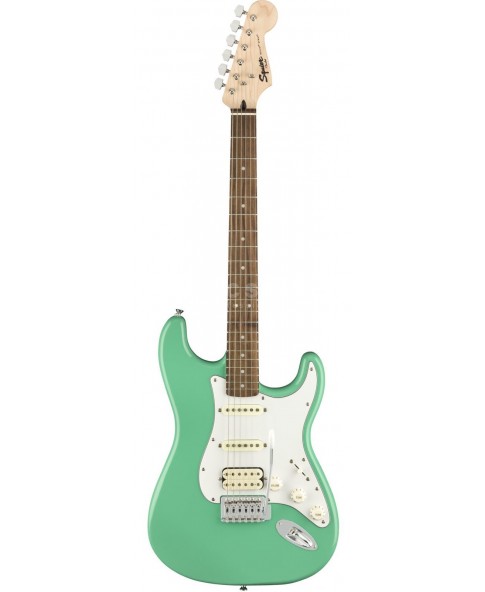 FENDER SQUIER BULLET Stratocaster HSS Hardtail Sea Foam Green - электрогитара, ограниченный выпуск, 6 струн, дека – тополь, гриф – клен/лаурель, звукосниматели H-S-S, цвет – зеленый