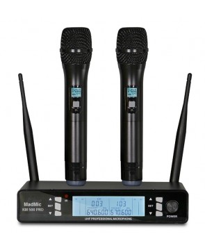 Madmic KM-500 PRO - беспроводная вокальная радиосистема, диапазон UHF, два ручных микрофона