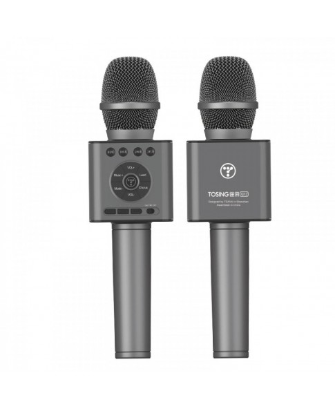 TOSING Q12 BLACK (черный) - беспроводной караоке блютус "Bluetooth" микрофон