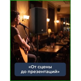 AST-308A - активная (200 Вт) 8" двухполосная акустическая система с цифровым аудиопроцессором и усилителем класса D