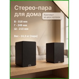 AST-SM6A - комплект из двух активных акустических систем с усилителем класса А и мощностью до 130 Вт каждая