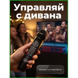 AST OneBox - караоке-система с беспроводными микрофонами, студийные фонограммы, цифровая обработка вокала, управление со смартфона или планшета