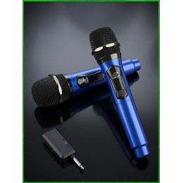 REXUS OP-108 "Audiobop" (blue) - вокальная беспроводная UHF радиосистема для колонок, вечеринок и ведущих