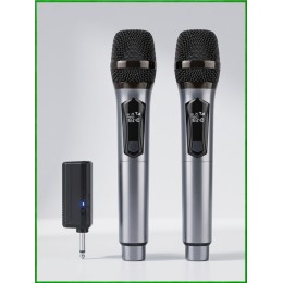 REXUS OP-108 "Audiobop" (gray) - вокальная беспроводная UHF радиосистема для колонок, вечеринок и ведущих