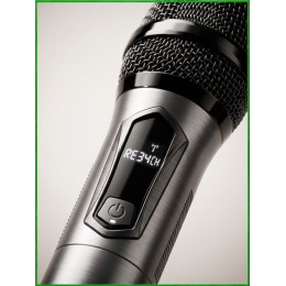 REXUS OP-108 "Audiobop" (gray) - вокальная беспроводная UHF радиосистема для колонок, вечеринок и ведущих